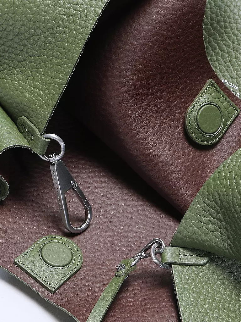 GIANNI CHIARINI | Ledertasche - Hobo Bag DUA | olive