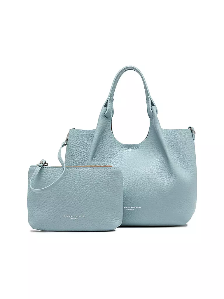 GIANNI CHIARINI | Ledertasche - Hobo Bag DUA | silber