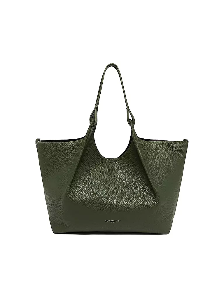 GIANNI CHIARINI | Ledertasche - Hobo Bag DUA | olive