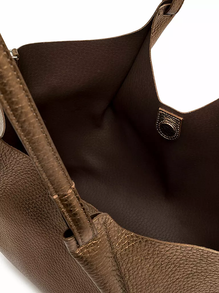 GIANNI CHIARINI | Ledertasche - Hobo Bag DUA | silber