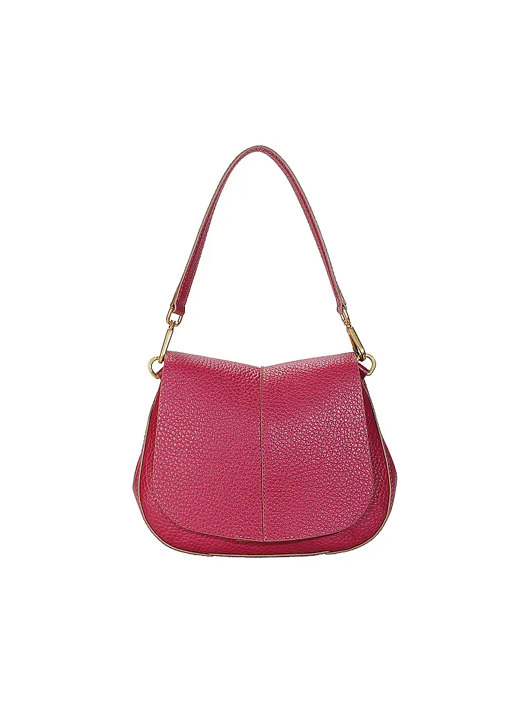 GIANNI CHIARINI | Ledertasche - Umhängetasche HELENA ROUND | Pink