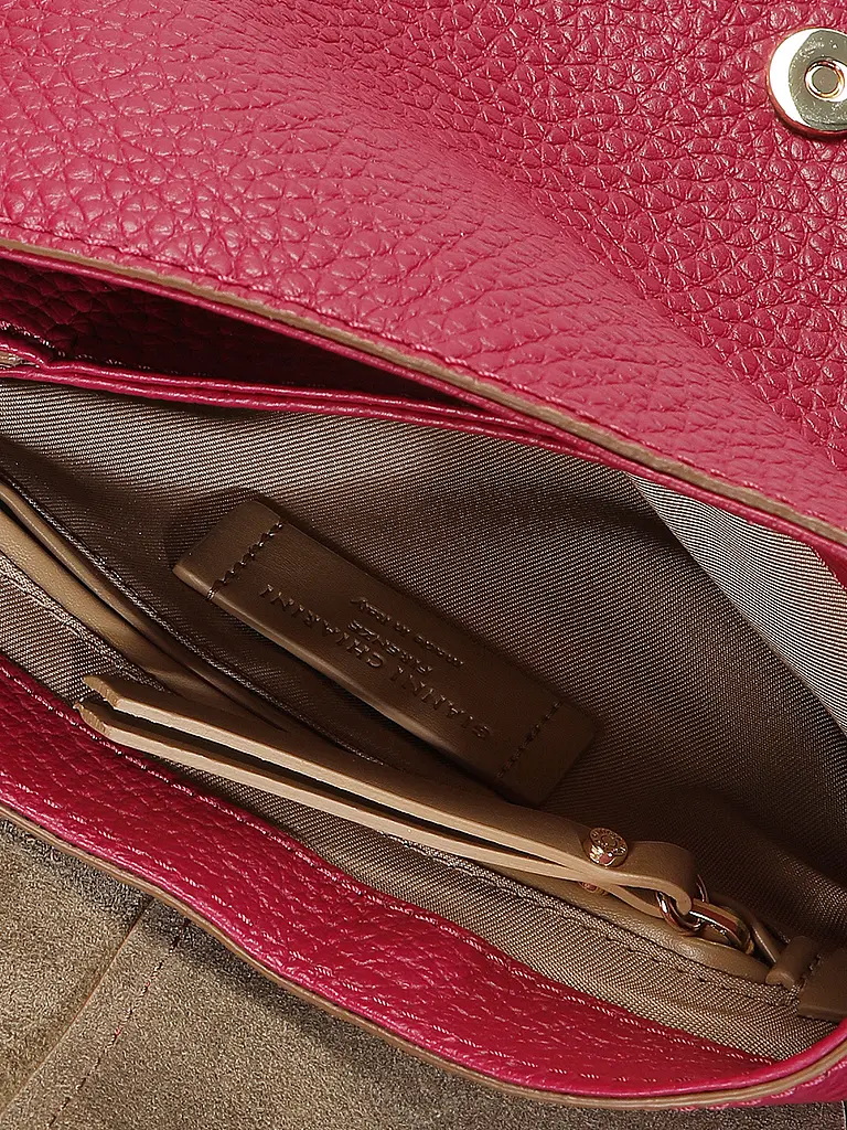 GIANNI CHIARINI | Ledertasche - Umhängetasche HELENA ROUND | Pink