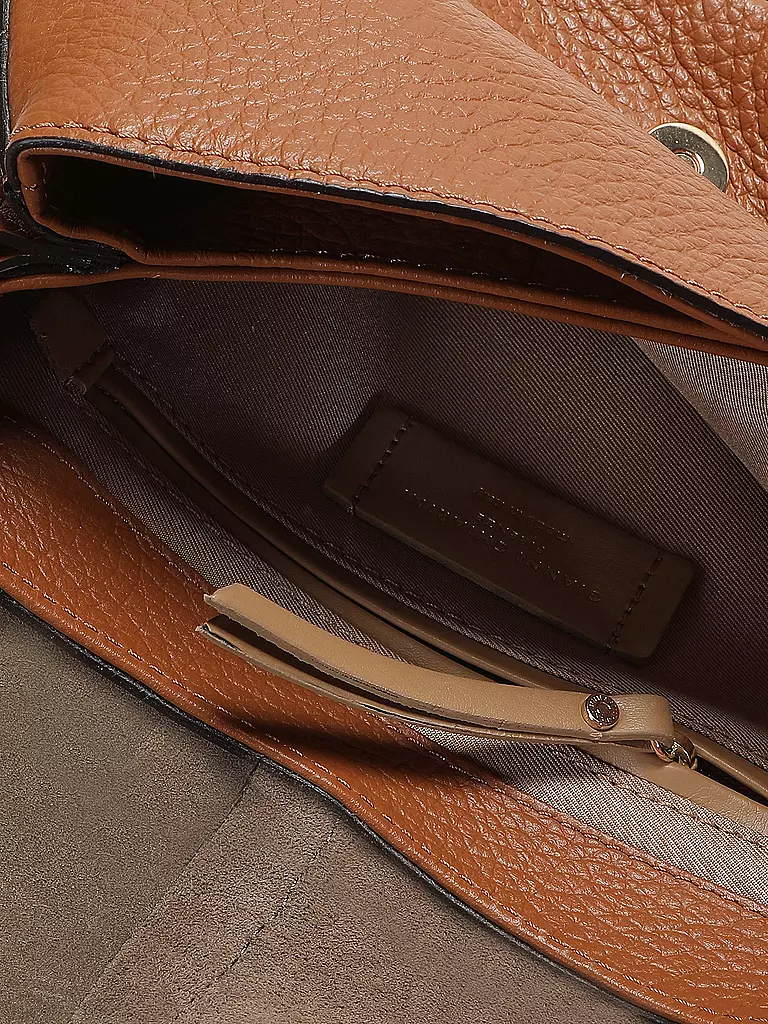 GIANNI CHIARINI | Ledertasche - Umhängetasche HELENA ROUND | schwarz