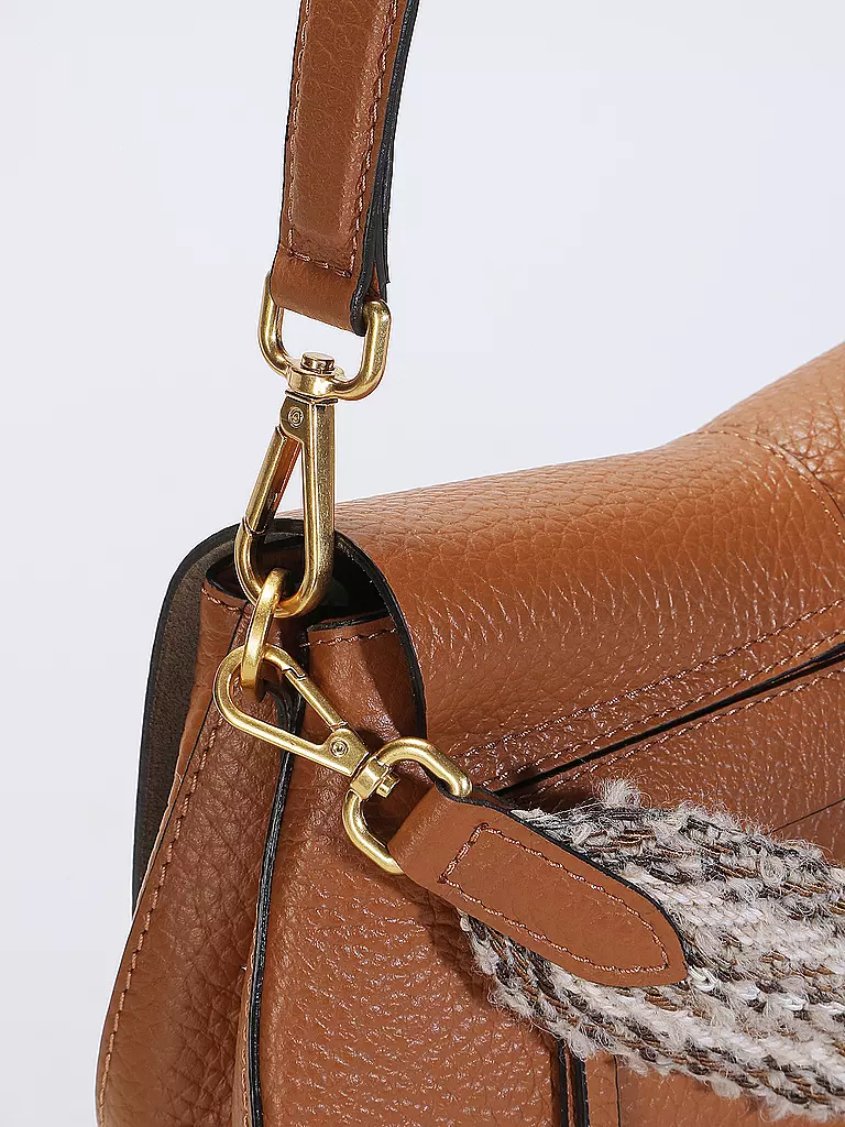 GIANNI CHIARINI | Ledertasche - Umhängetasche HELENA ROUND | schwarz