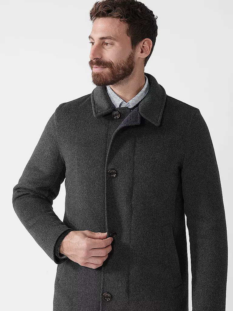 GIMO'S | Wollmantel | grau