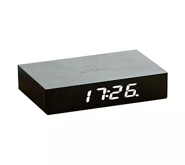 GINGKO Flip Click Clock Black