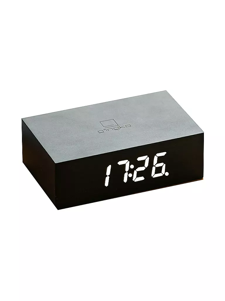 GINGKO | Flip Click Clock Black | schwarz