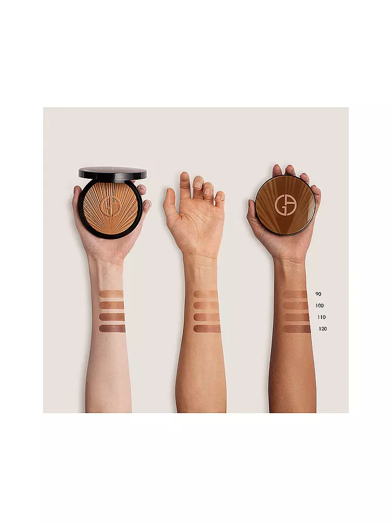 GIORGIO ARMANI COSMETICS | Luminous Silk Bronzer (90 Golden Sunrays) | camel