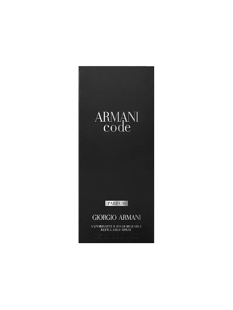 GIORGIO ARMANI | Armani Code Parfum 125 ml Nachfüllbar | keine Farbe