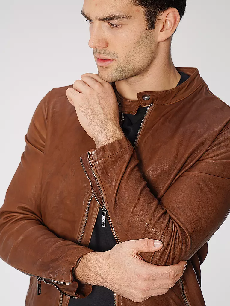 GIORGIO BRATO | Lederjacke | schwarz