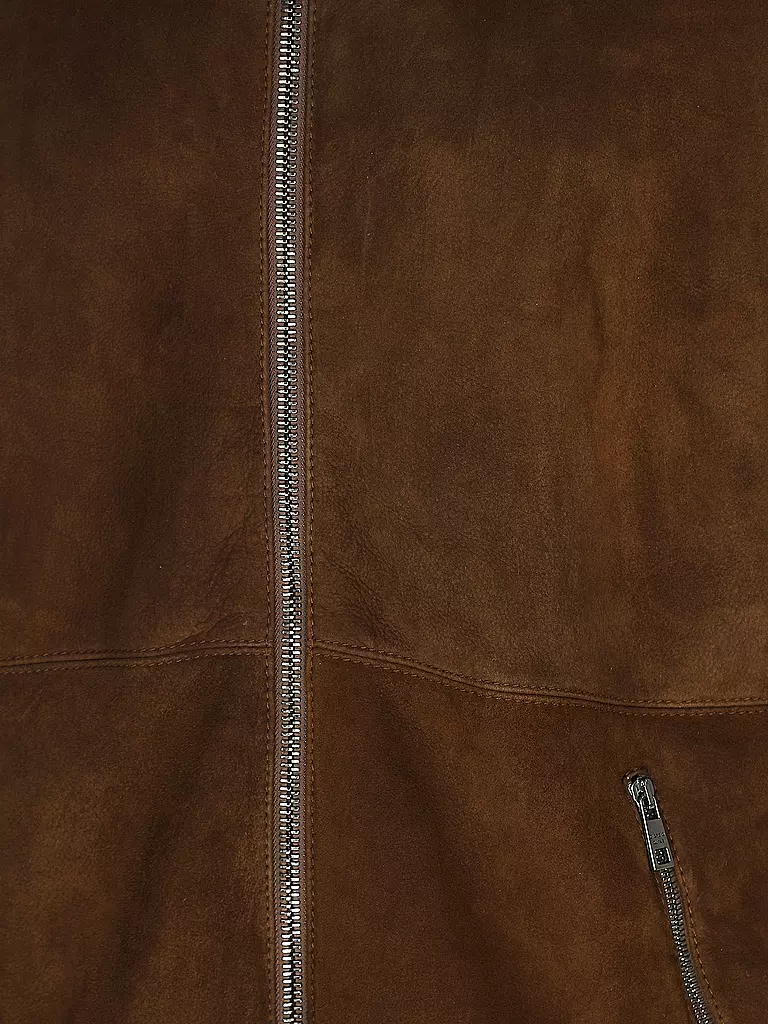 GIORGIO BRATO | Lederjacke | grau
