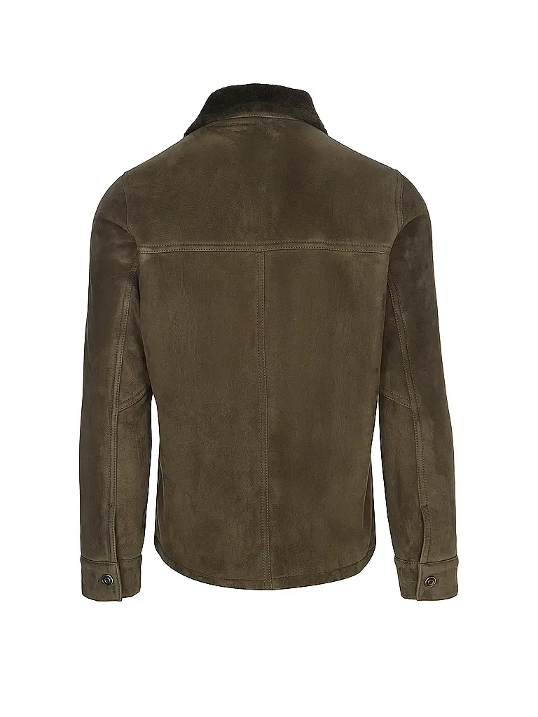 GIORGIO BRATO | Shearling   Jacke | olive
