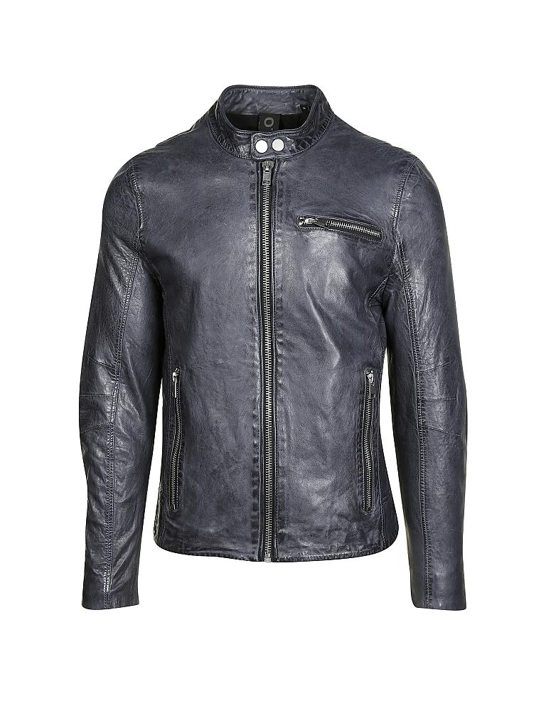 GIPSY BY MAURITIUS | Lederjacke "Young" | blau