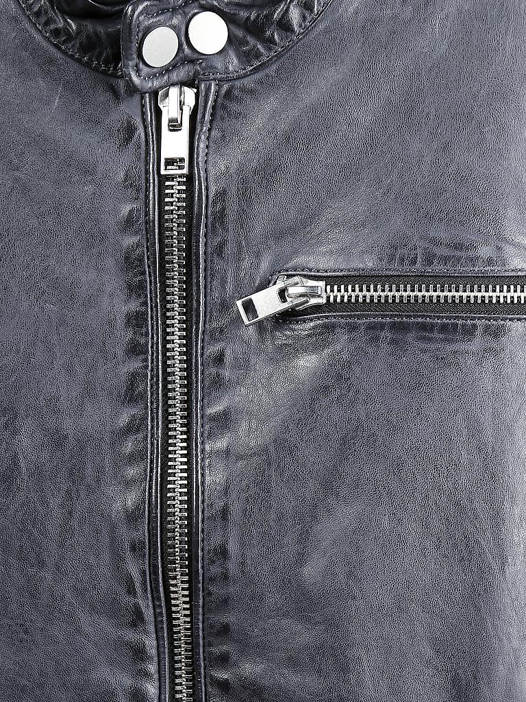 GIPSY BY MAURITIUS | Lederjacke "Young" | blau