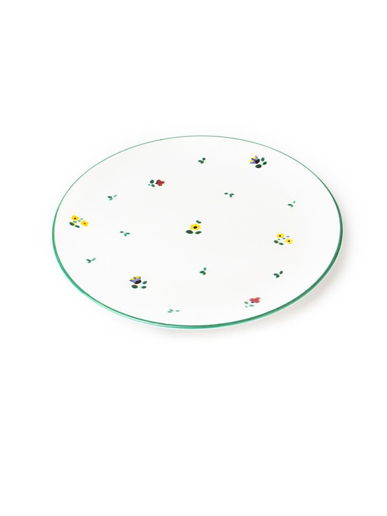 GMUNDNER KERAMIK Fleischteller Cup Streublumen 25cm bunt