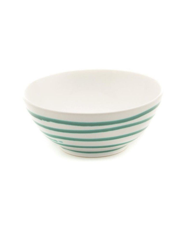 GMUNDNER KERAMIK Saladier rond Vert flammé 23cm vert