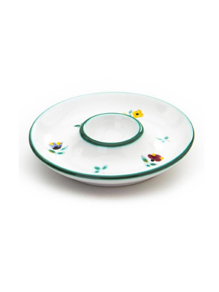 GMUNDNER KERAMIK | Eierbecher glatt "Streublumen" 12cm | bunt