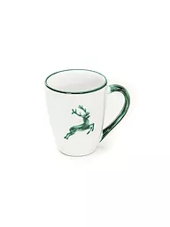 GMUNDNER KERAMIK | Frühstücksbecher 0,3l "Grüner Hirsch"  | grün