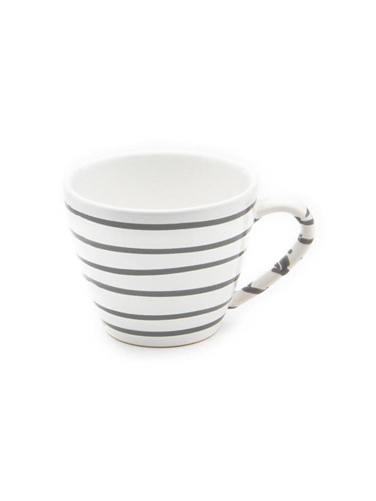 GMUNDNER KERAMIK | Kaffeetasse Gourmet "Grau Geflammt" 0,2l | grau