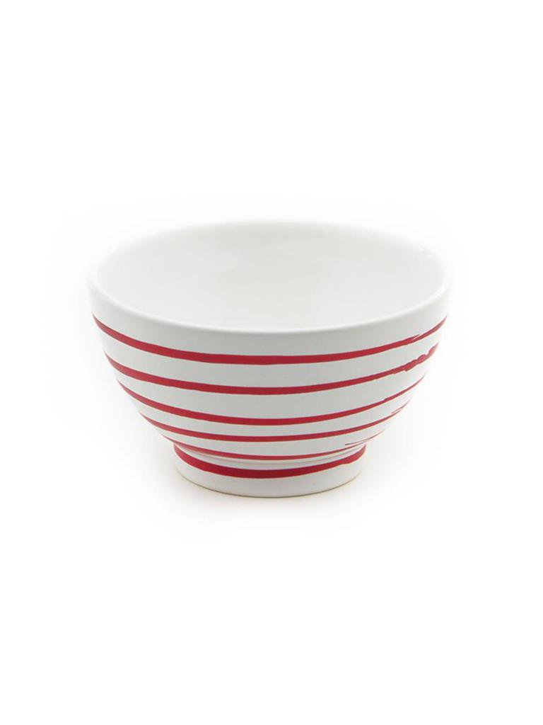 GMUNDNER KERAMIK | Müslischale 14cm "Rot Geflammt" | rot