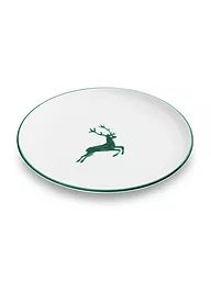 GMUNDNER KERAMIK | Speiseteller "Grüner Hirsch" 25cm | grün