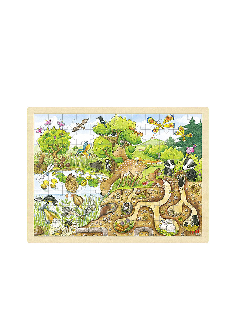 GOKI Einlegepuzzle Erlebnis Natur