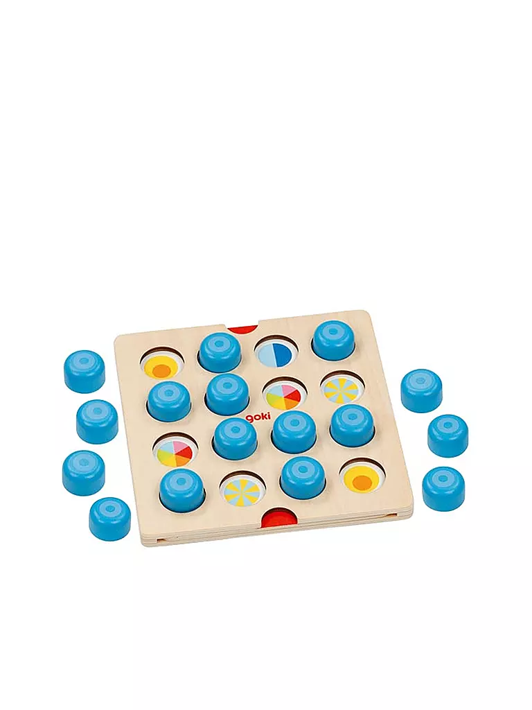 Goki 56819 Memospiel Aus Holz – 16-teilig, Mit Süßen Mutter & Kind Motiven, Für Kinder Ab 2 Jahren