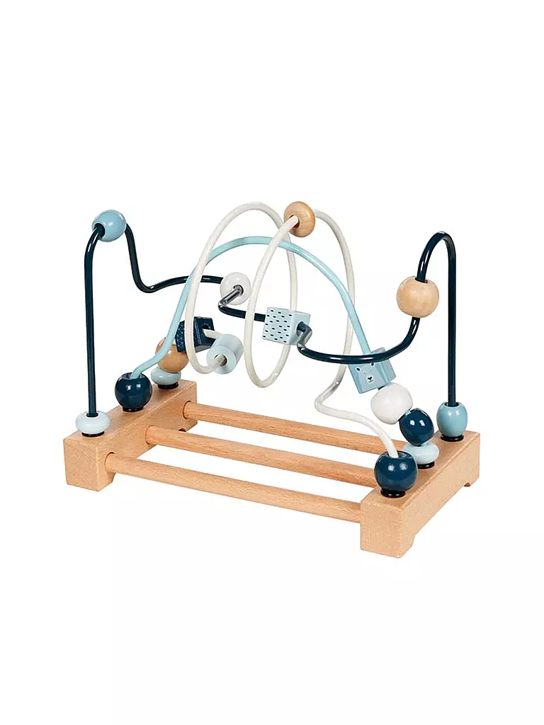 Goki 59976 Motorik-Acht – Bunte Holzschlaufe Für Kleinkinder | Förderung Von Motorik & Konzentration
