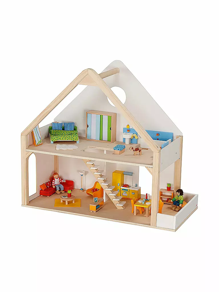 GOKI | Puppenhaus 2 Etagen | keine Farbe