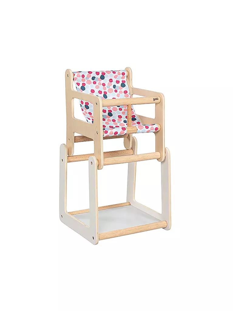 GOKI | Puppenhochstuhl mit Tisch 2in1 | keine Farbe