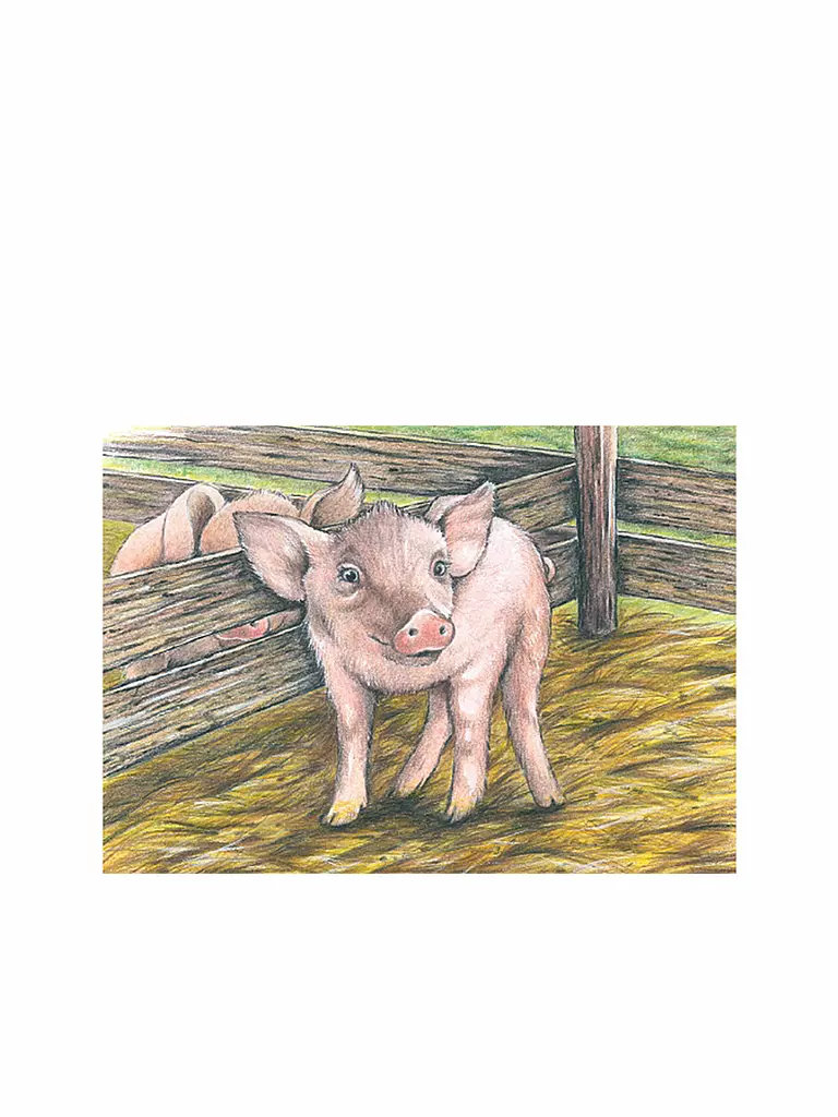 GOKI | Würfelpuzzle Bauernhoftiere | keine Farbe