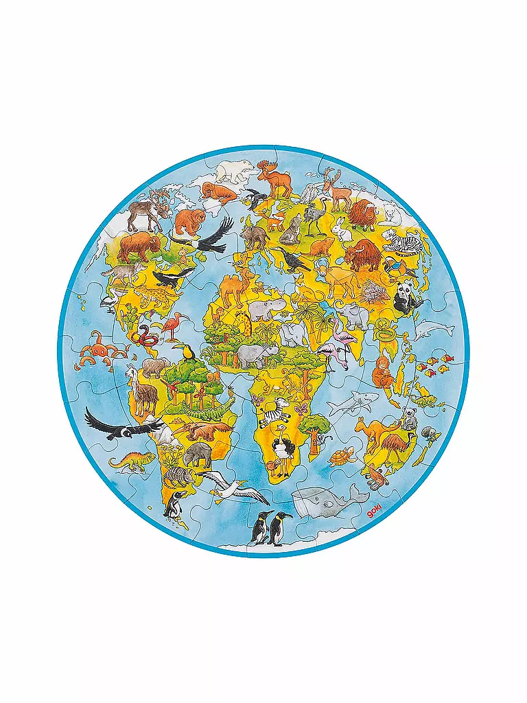 GOKI | XXL Puzzle Welt  | keine Farbe