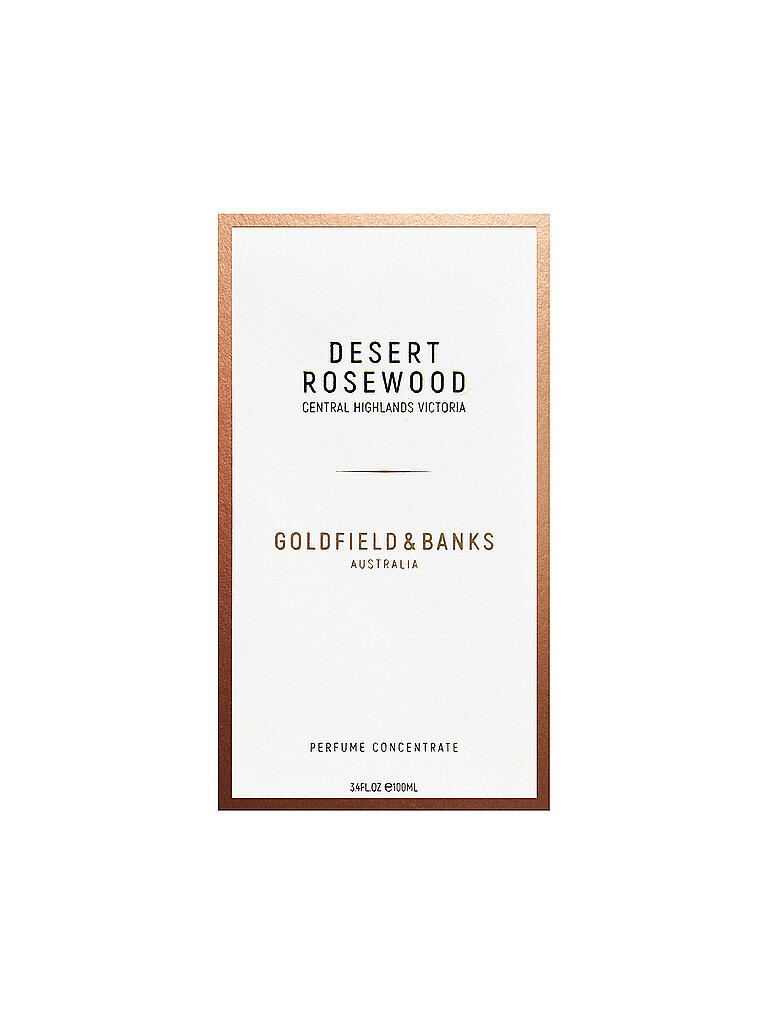 GOLDFIELD&BANKS | Desert Rosewood Eau de Parfum 100ml | keine Farbe