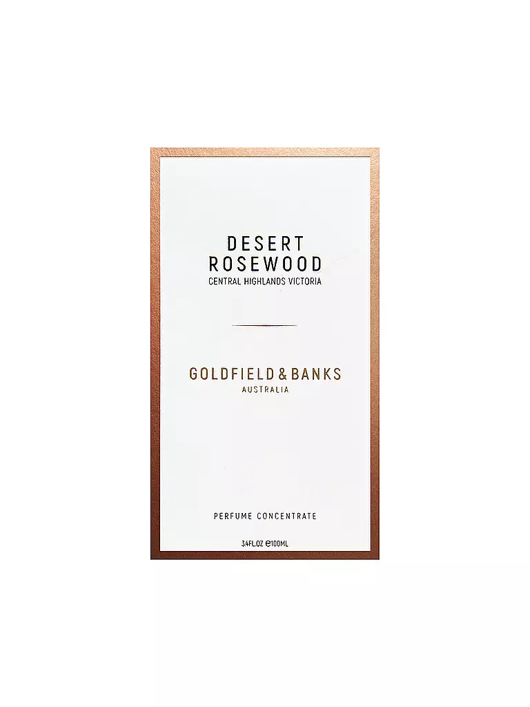 GOLDFIELD&BANKS | Desert Rosewood Eau de Parfum 100ml | keine Farbe