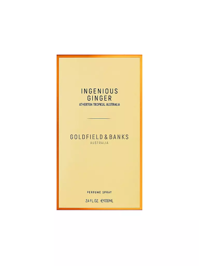 GOLDFIELD&BANKS | Ingeniour Ginger Eau de Parfum 100ml | keine Farbe