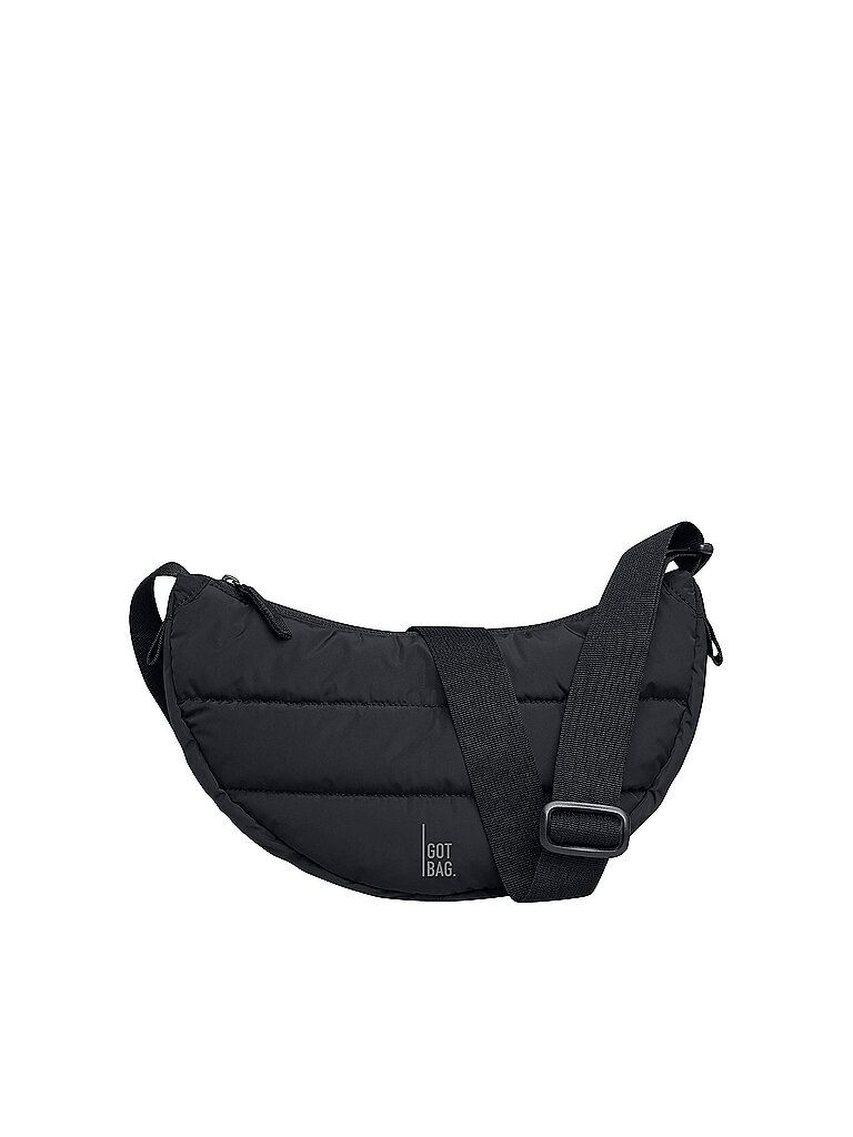 GOT BAG Moon Bag Puffer | Umhängetasche Halbmond Nylon | Stylische Crossbody Bag mit verstellbarem Gurt