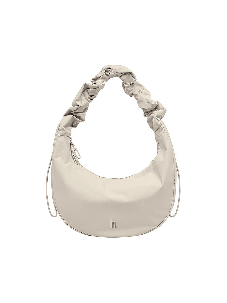 GOT BAG Moon Bag RUFFLE | Halbmond Handtasche mit verstellbare Rüsche-Riemen Handbag Wasserabweisend | Stylische Umhängetasche mit Fashion Gurt