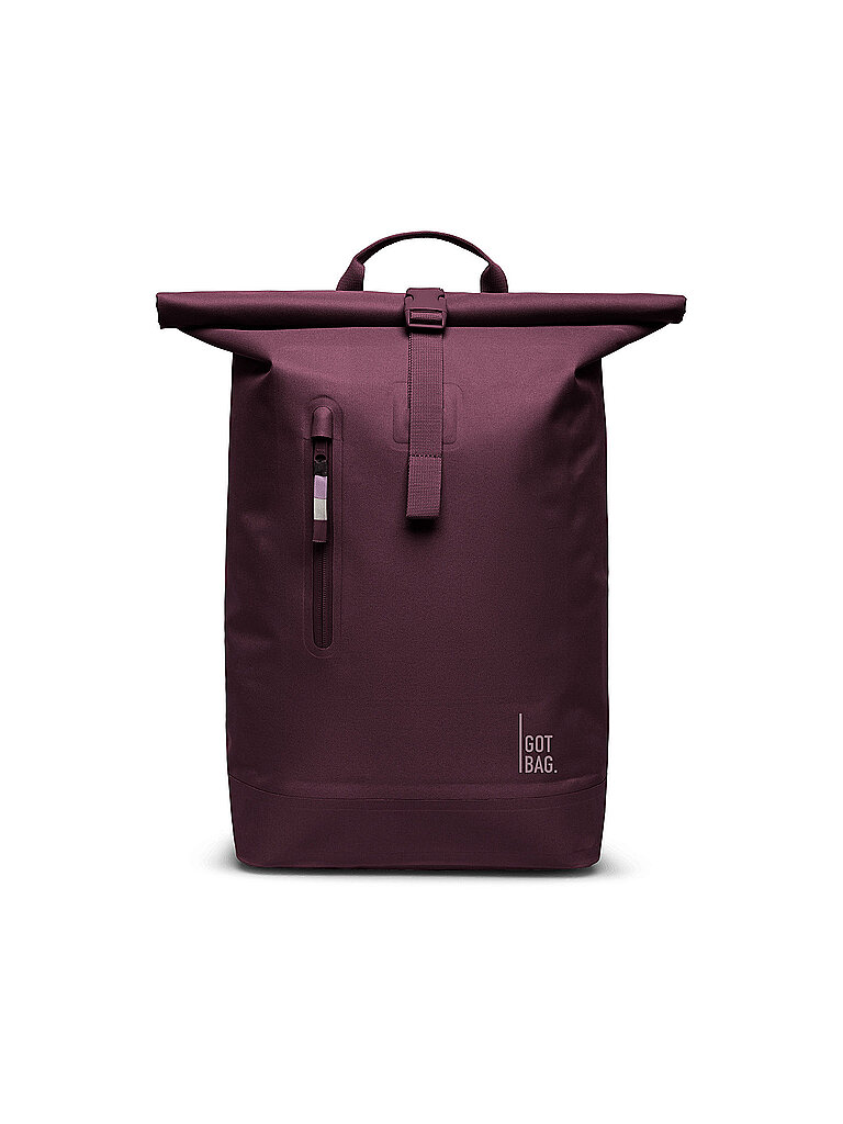 GOT BAG Rucksack ROLLTOP LITE 2.0 MONOCHROME dunkelrot