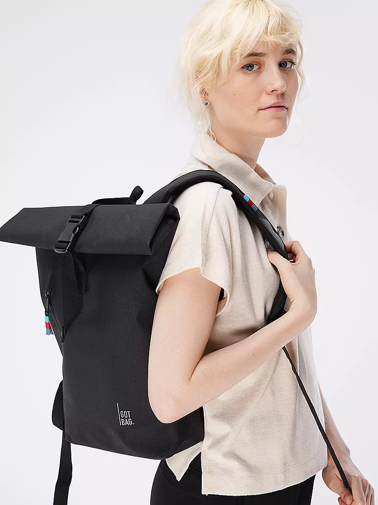 GOT BAG | Rucksack ROLLTOP Small  | schwarz