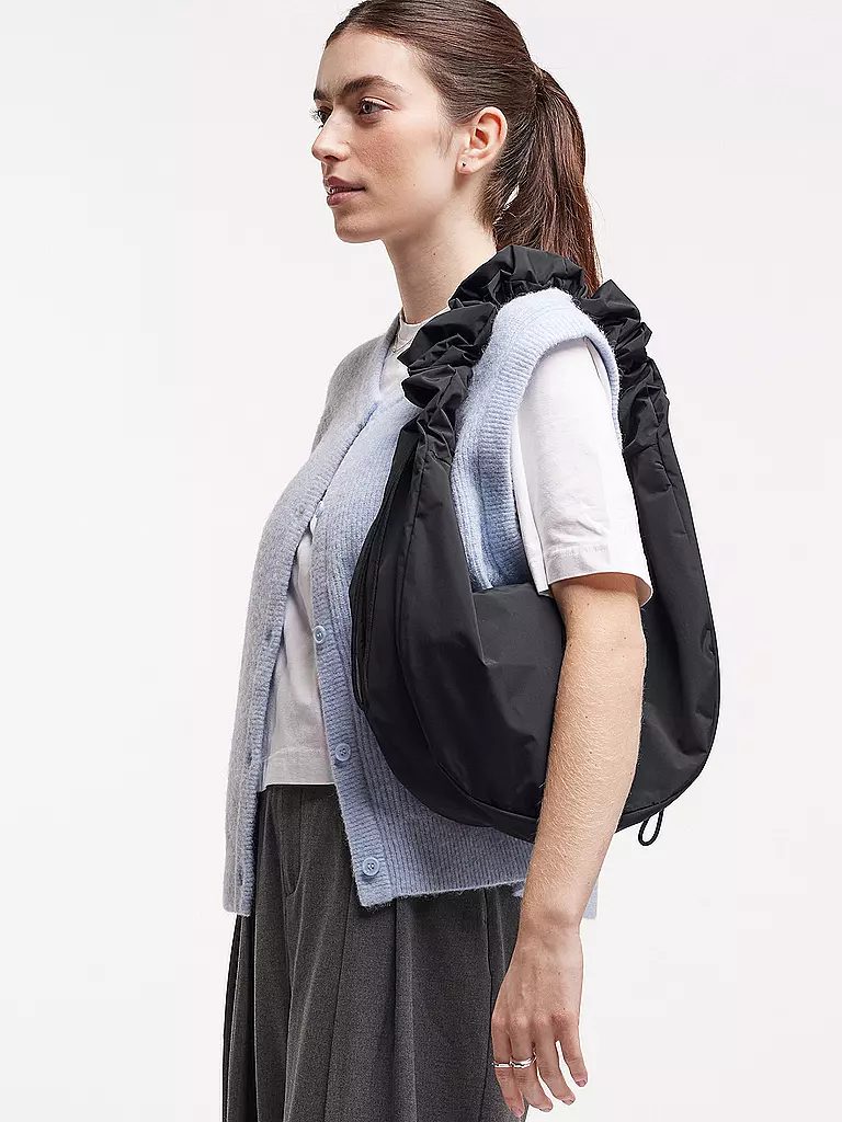 GOT BAG | Tasche - Umhängetasche MOON BAG RUFFLE | schwarz