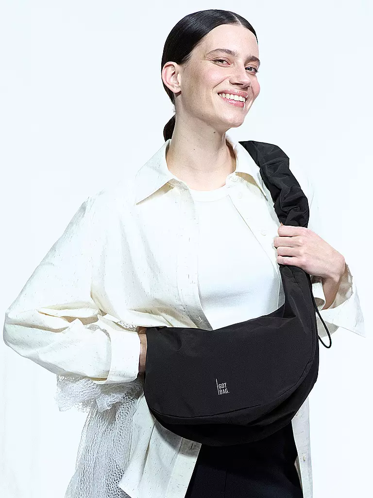 GOT BAG | Tasche - Umhängetasche MOON BAG RUFFLE | schwarz