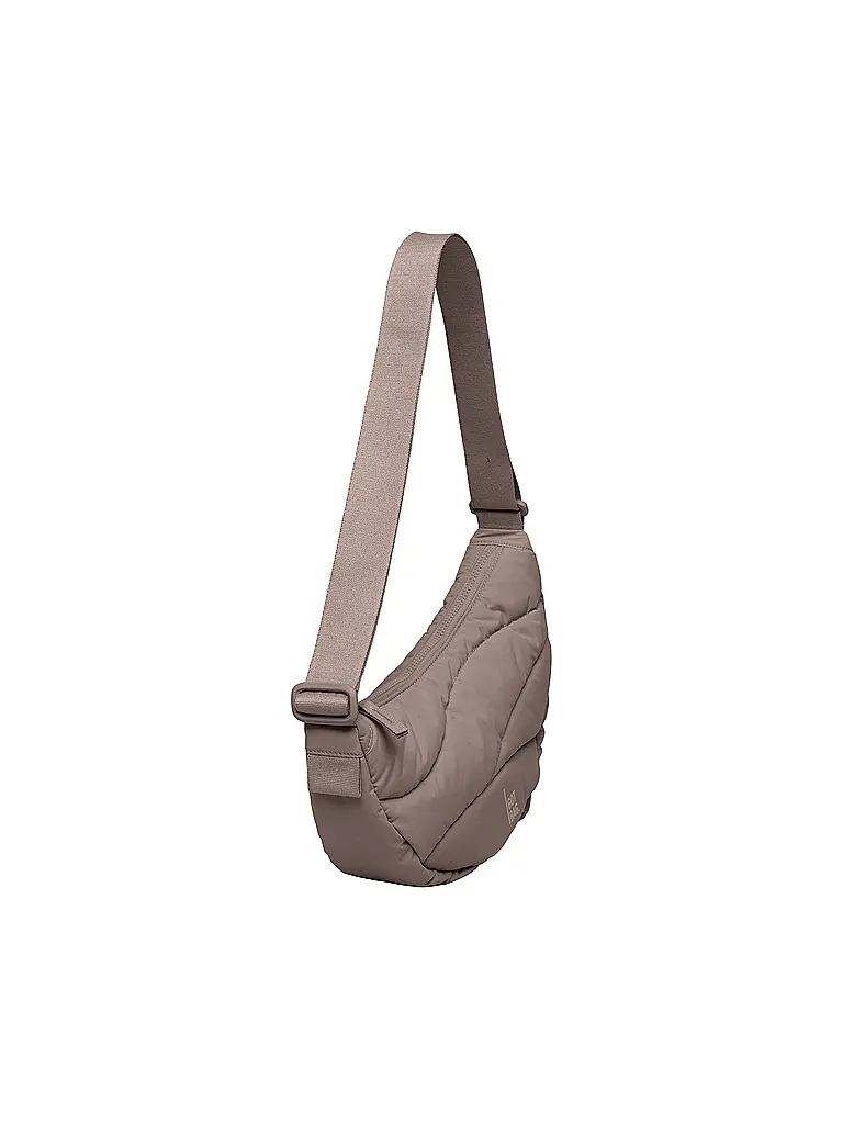 GOT BAG | Tasche - Umhängetasche WAVY PUFFER MOON BAG | hellbraun