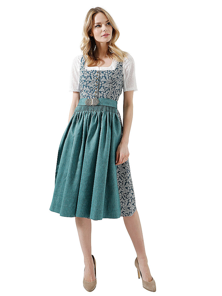 GOTTSEIDANK Dirndl Monika grün | 34