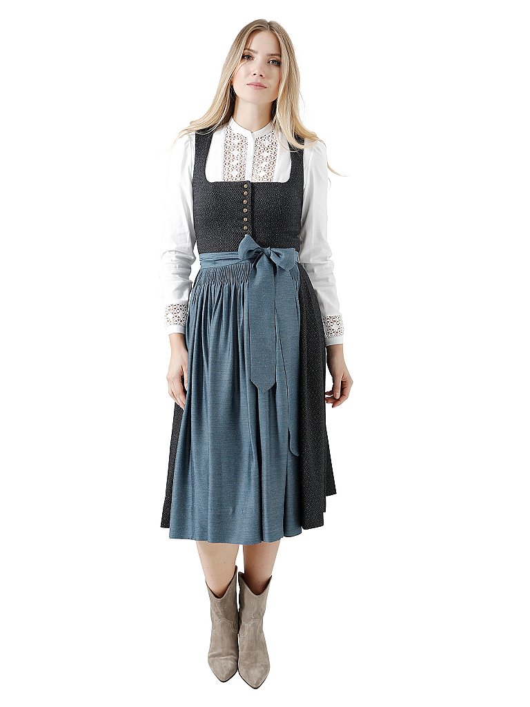 GOTTSEIDANK Dirndl  Monika  grau | 34