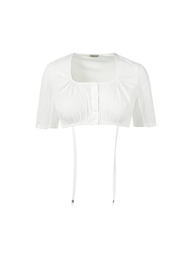 GOTTSEIDANK Dirndlbluse Laura weiß | 32