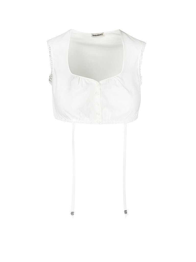 GOTTSEIDANK Dirndlbluse Ariana weiß | 34