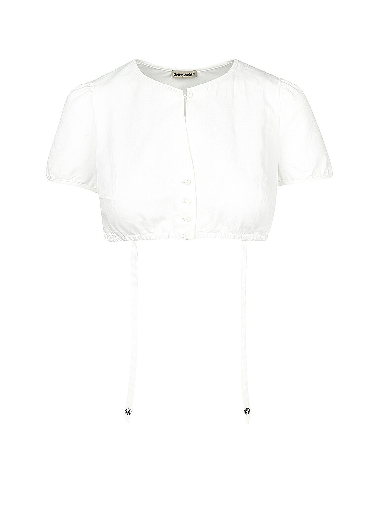 GOTTSEIDANK Dirndlbluse Ella weiß | 34