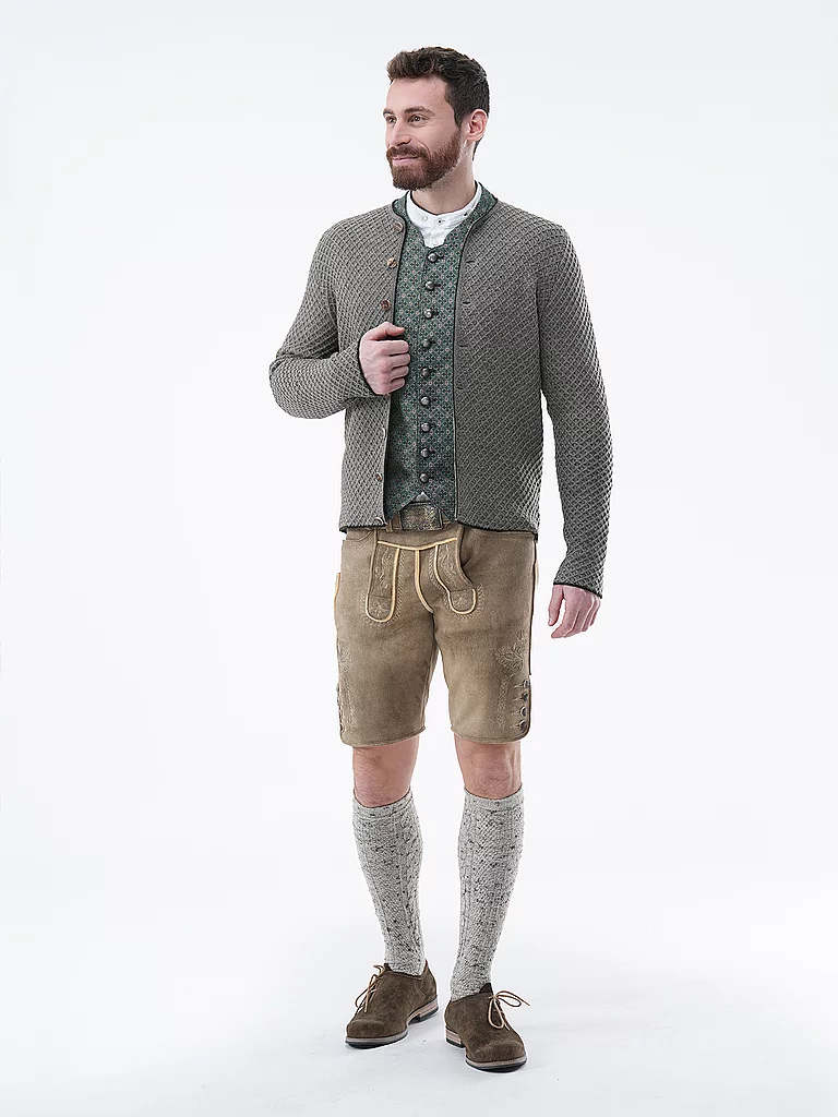 Gottseidank Trachten Strickjacke Xaver Beige | M-image