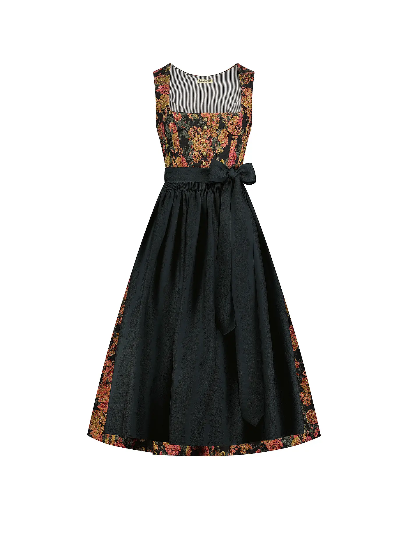 GOTTSEIDANK | Dirndl ANNABELL 80cm | schwarz