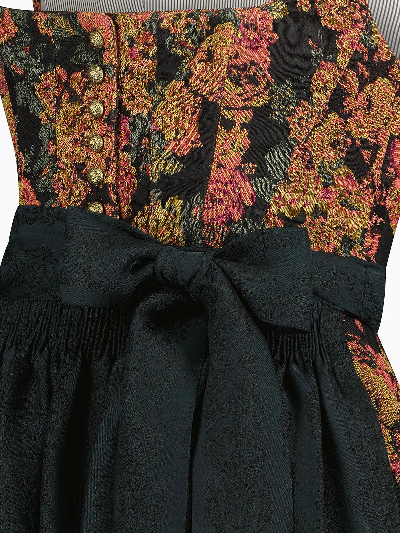 GOTTSEIDANK | Dirndl ANNABELL 80cm | schwarz